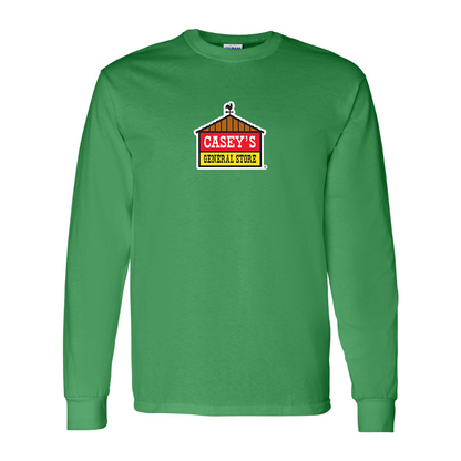 Men's Casey's General Store  Gildan Heavy Cotton Long Sleeve T-Shirt