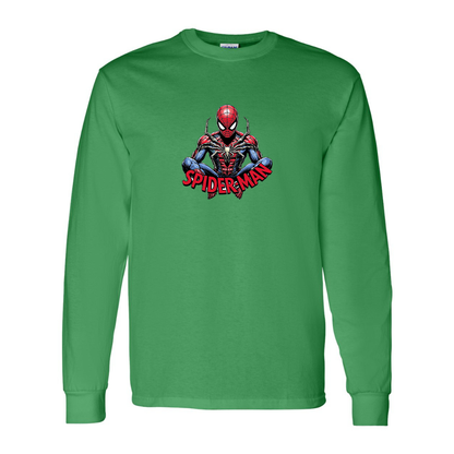 Men's Spider-Man 2025 Gildan Heavy Cotton Long Sleeve T-Shirt