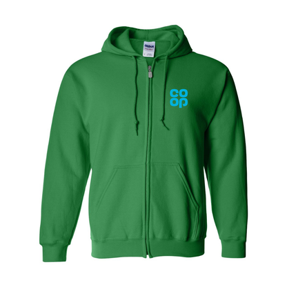 Men's CoOp Gildan  Heavy Blend Full Zip Hooded Sweatshirt