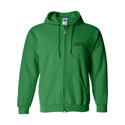 Men's Eagles Gildan  Heavy Blend Full Zip Hooded Sweatshirt