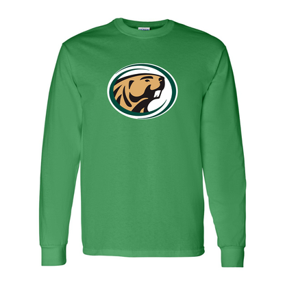 Men's  Bemidji State Beavers Gildan Heavy Cotton Long Sleeve T-Shirt