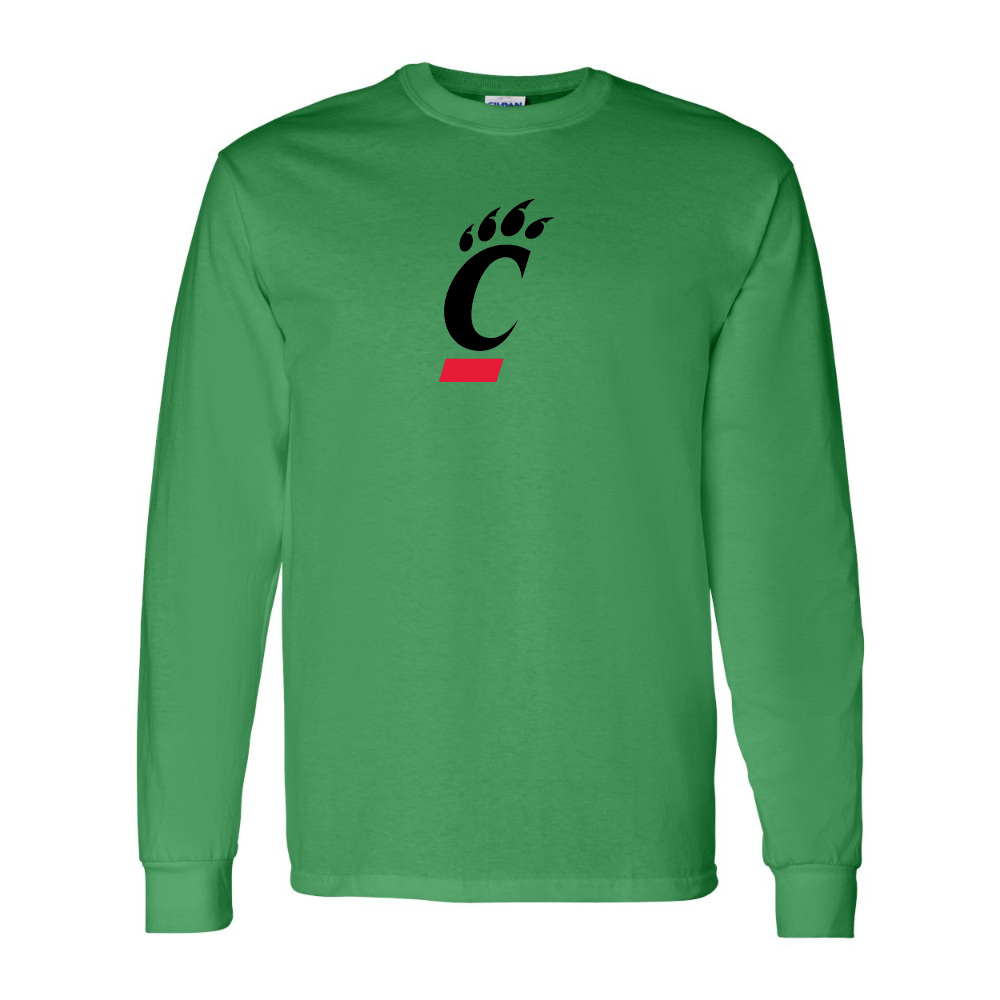 Men's Cincinnati Bearcats Gildan Heavy Cotton Long Sleeve T-Shirt