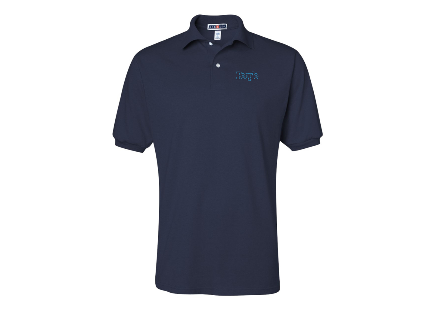 Men's People Magazine Logo JERZEES  SpotShield polo