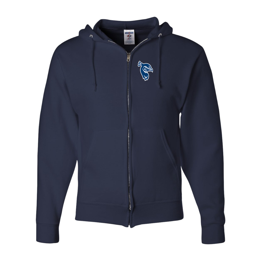 Men's Saint Peters Peacocks Logo JERZEES NuBlend Full-Zip Hooded Sweatshirt