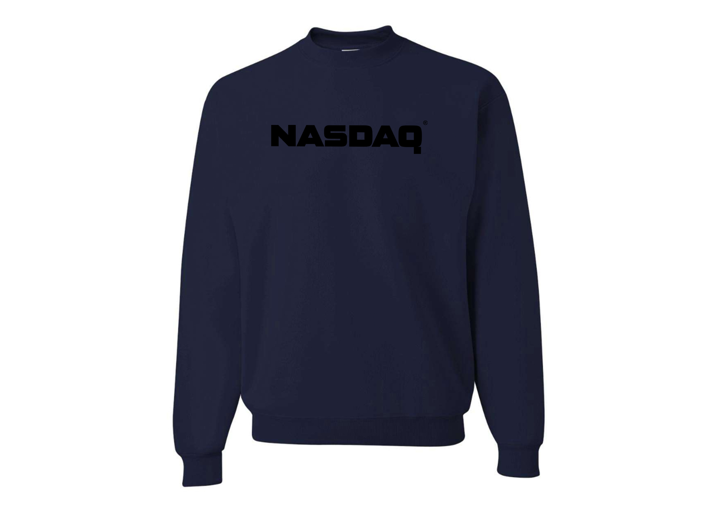 Men's Nasdaq Logo  JERZEES NuBlend Crewneck Sweatshirt
