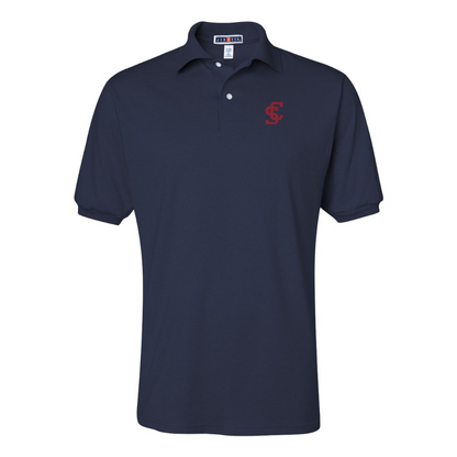 Men's Santa Clara Broncos Logo JERZEES  SpotShield polo