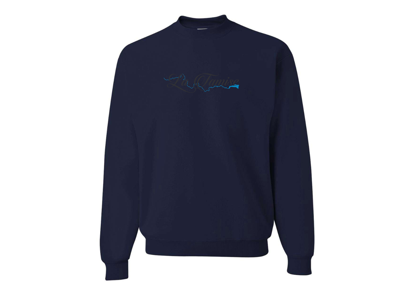 Men's La Tamise Logo  JERZEES NuBlend Crewneck Sweatshirt
