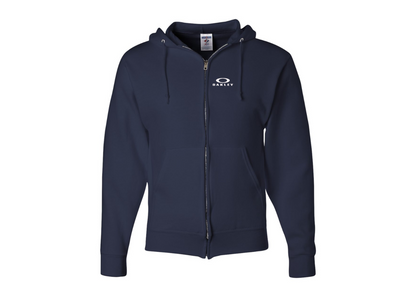 Men's Oakley Logo JERZEES NuBlend Full-Zip Hooded Sweatshirt