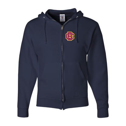 Men's  Bethune Cookman Wildcats JERZEES NuBlend Full-Zip Hooded Sweatshirt