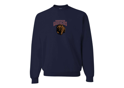Men's Montana Grizzliesl JERZEES NuBlend Crewneck Sweatshirt