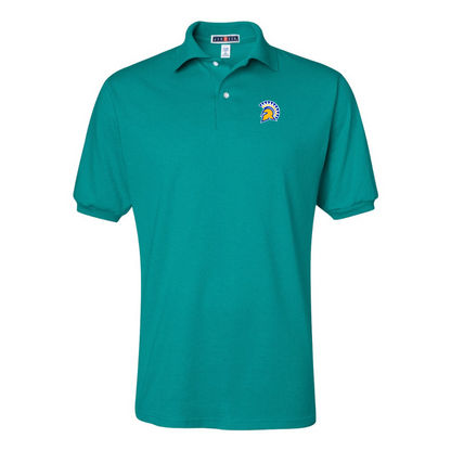 Men's San Jose State Spartans Logo JERZEES  SpotShield polo