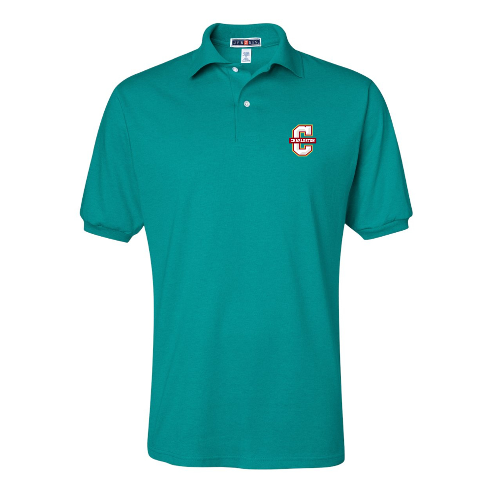 Men's Charleston Cougars JERZEES  SpotShield polo