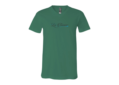 La Tamise Logo BELLA  CANVAS - Jersey V-Neck T-Shirt