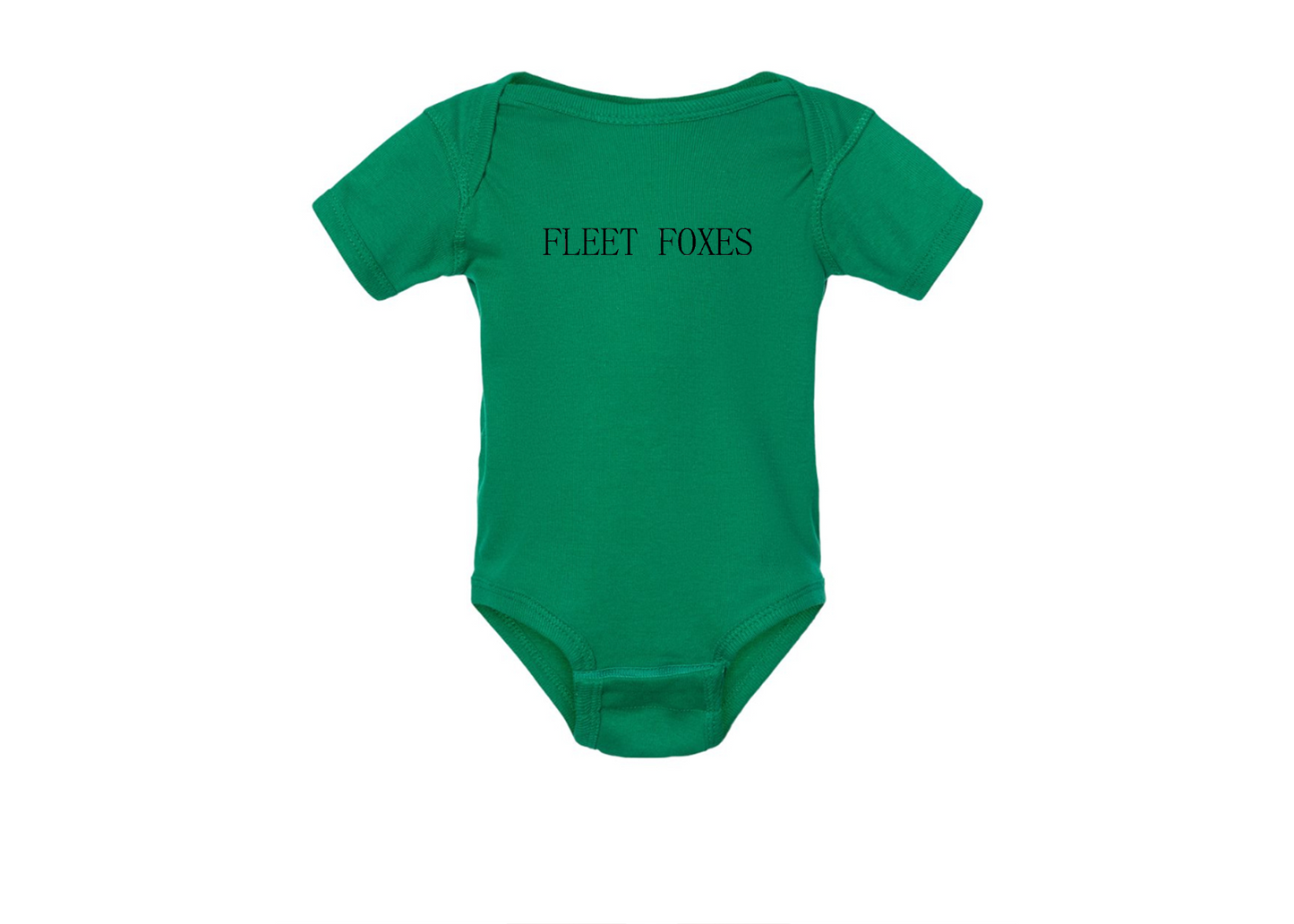 Fleet Foxes Logo  Rabbit Skins Infant Baby Rib Bodysuit
