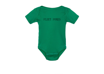 Fleet Foxes Logo  Rabbit Skins Infant Baby Rib Bodysuit