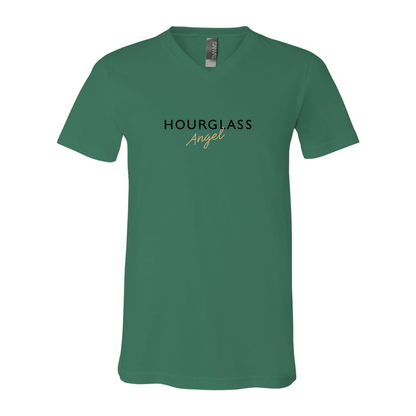Hourglass Angel  BELLA  CANVAS - Jersey V-Neck T-Shirt