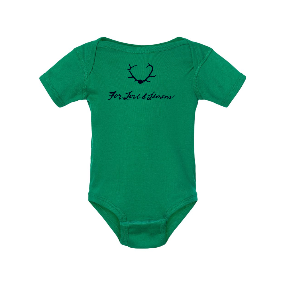 For Loves & Lemons Rabbit Skins Infant Baby Rib Bodysuit
