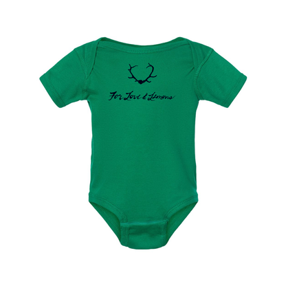 For Loves & Lemons Rabbit Skins Infant Baby Rib Bodysuit
