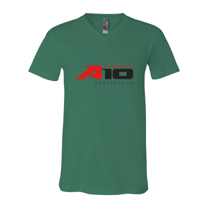 Atlantic 10 Conference  BELLA  CANVAS - Jersey V-Neck T-Shirt