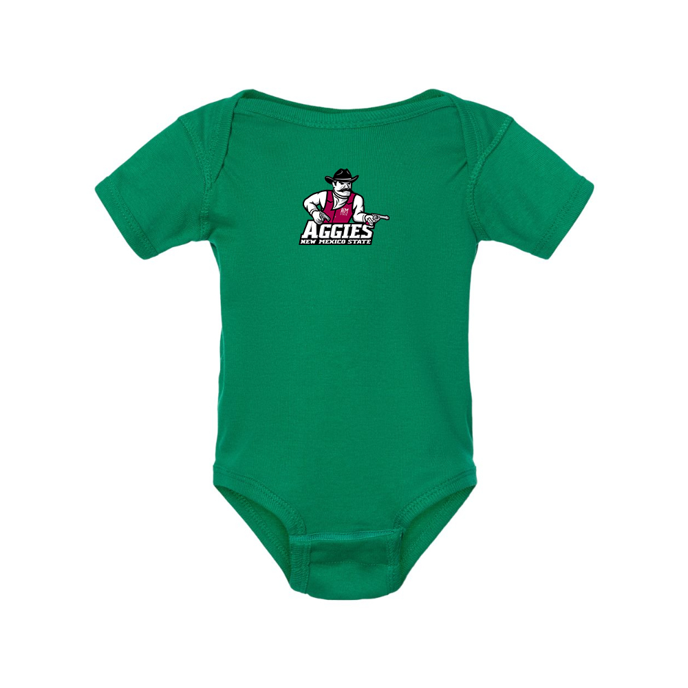 Aggies New Mexico State Logo  Rabbit Skins Infant Baby Rib Bodysuit