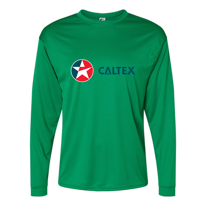 Men's Caltex Gas Station  Performance Long Sleeve T-Shirt