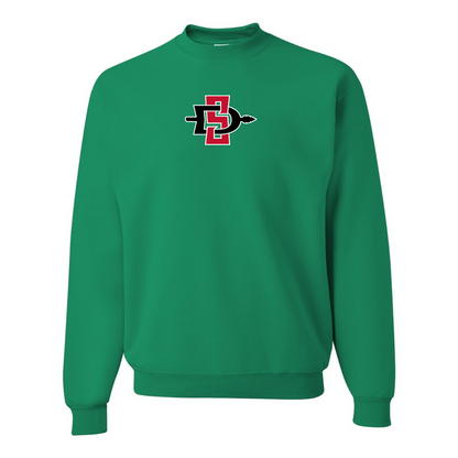 Men's San Diego State Aztecs Logo  JERZEES NuBlend Crewneck Sweatshirt