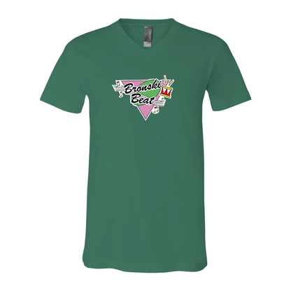 Bronski Beat BELLA  CANVAS - Jersey V-Neck T-Shirt