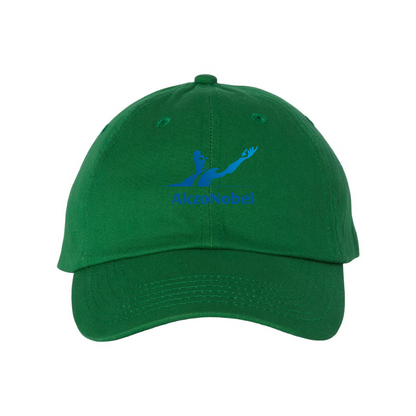 AkzoNobel Logo  Valucap Adult Bio-Washed Classic Dad Hat