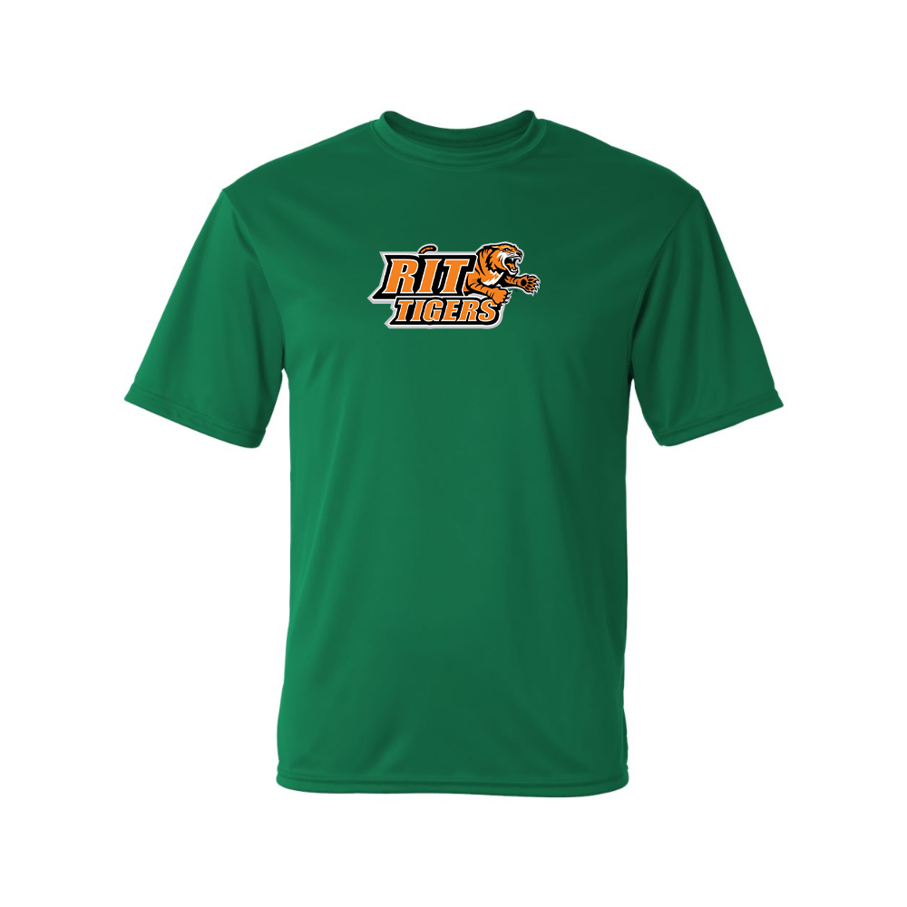 Men's RIT Tigers Logo Polyester T-Shirt