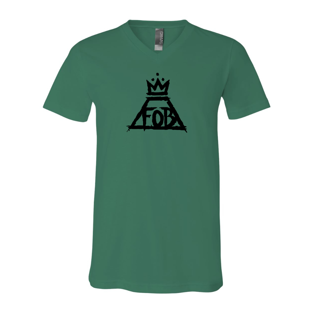 Fall Out Boy BELLA  CANVAS - Jersey V-Neck T-Shirt