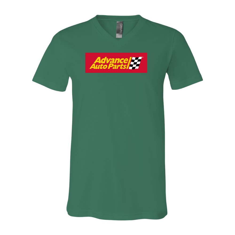 Advance Auto Parts Logo BELLA  CANVAS - Jersey V-Neck T-Shirt