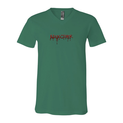 Alice Cooper Logo BELLA  CANVAS - Jersey V-Neck T-Shirt