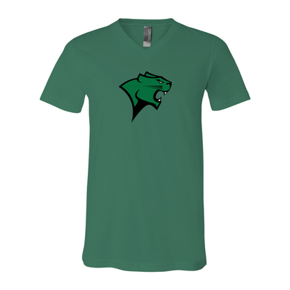 Chicago State Cougars BELLA  CANVAS - Jersey V-Neck T-Shirt