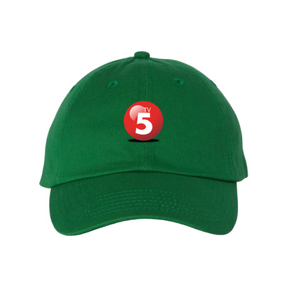 ABC TV5 Logo  Valucap Adult Bio-Washed Classic Dad Hat
