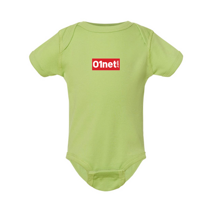 01net Logo  Rabbit Skins Infant Baby Rib Bodysuit