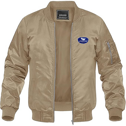 Men's Spectre Supersports Logo Lightweight Bomber Jacket Windbreaker Softshell Varsity Jacket Coat