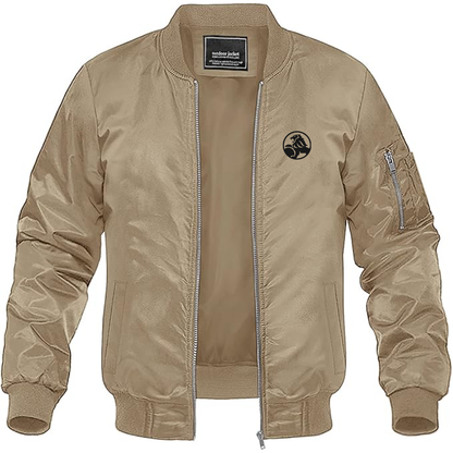 Men's Holden Logo Lightweight Bomber Jacket Windbreaker Softshell Varsity Jacket Coat