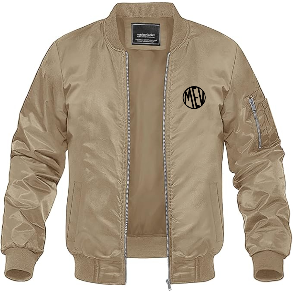 Men's Mills Extreme Vehicles Logo Lightweight Bomber Jacket Windbreaker Softshell Varsity Jacket Coat