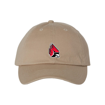 Ball State Cardinals   Valucap Adult Bio-Washed Classic Dad Hat
