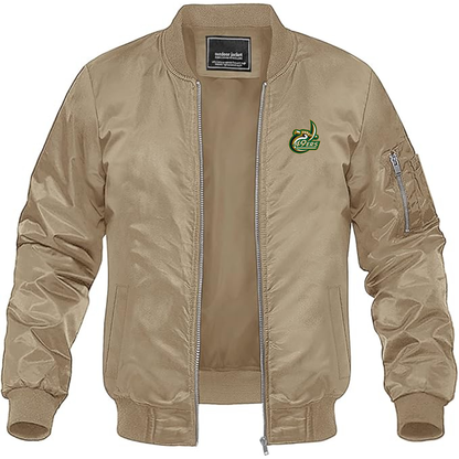 Men's Charlotte 49ers Lightweight Bomber Jacket Windbreaker Softshell Varsity Jacket Coat