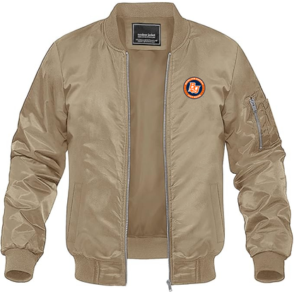 Men's Bowling Green Hot Rods  Logo Lightweight Bomber Jacket Windbreaker Softshell Varsity Jacket Coat