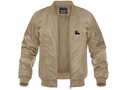 Men's UTPB Falcons Lightweight Bomber Jacket Windbreaker Softshell Varsity Jacket Coat