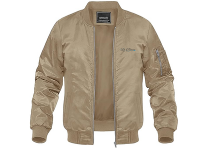 Men's La Tamise Logo Lightweight Bomber Jacket Windbreaker Softshell Varsity Jacket Coat