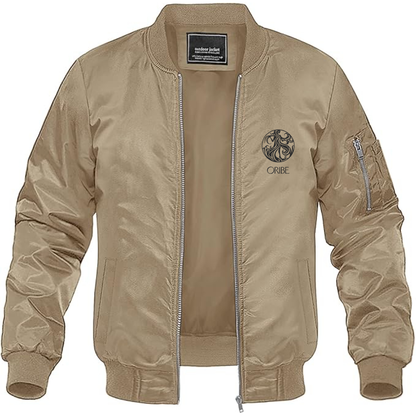 Men's Oribe   Lightweight Bomber Jacket Windbreaker Softshell Varsity Jacket Coat