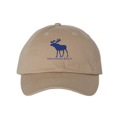 Abercrombie & Fitch Moose Logo  Valucap Adult Bio-Washed Classic Dad Hat
