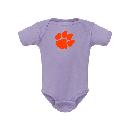 Clemson Tigers  Rabbit Skins Infant Baby Rib Bodysuit