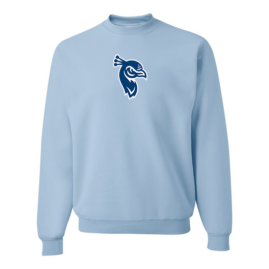 Men's Saint Peters Peacocks Logo JERZEES NuBlend Crewneck Sweatshirt
