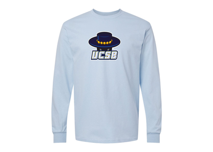Men's UCSB Gauchos Gildan Heavy Cotton Long Sleeve T-Shirt