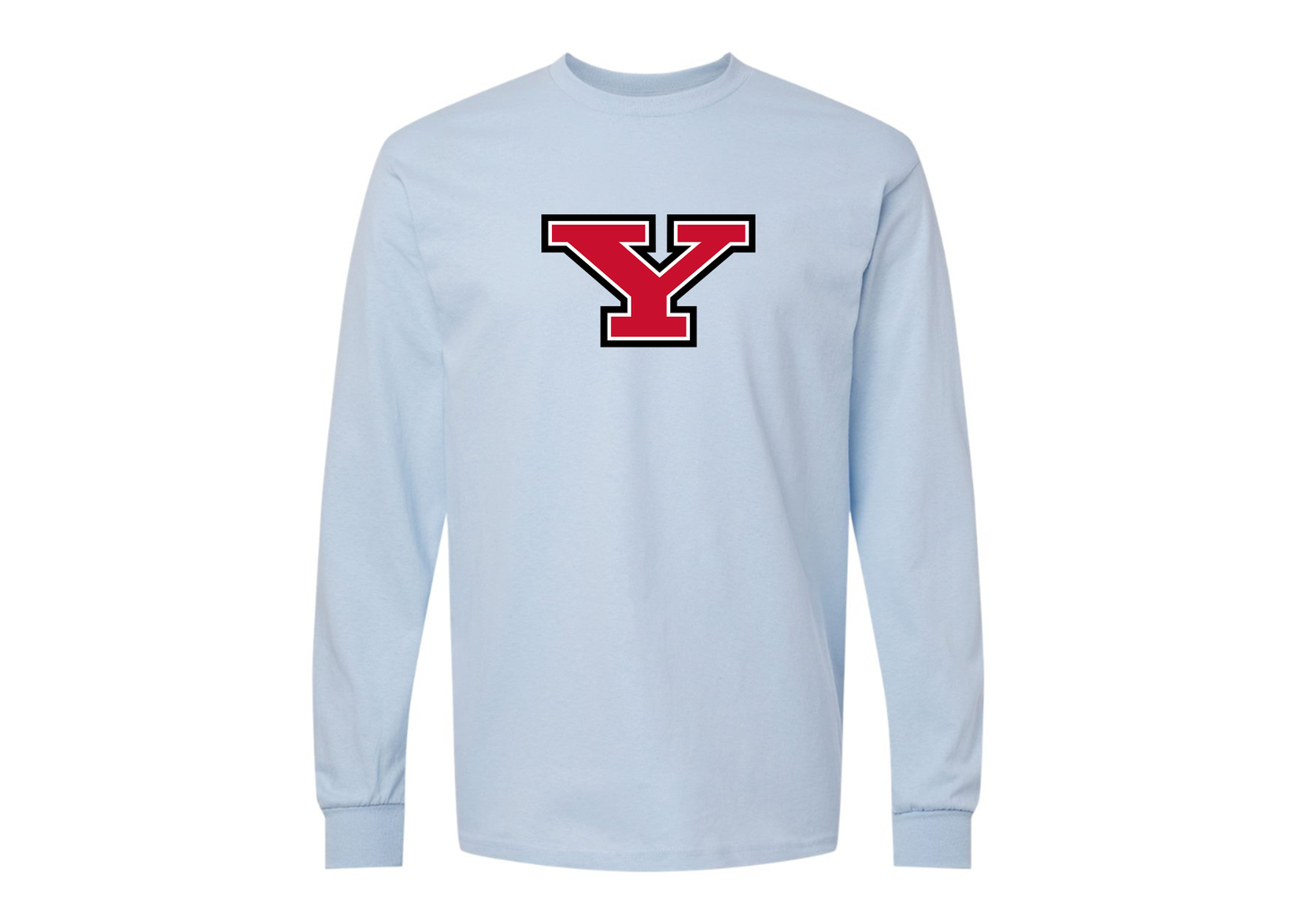 Men's Youngstown State Penguins Gildan Heavy Cotton Long Sleeve T-Shirt