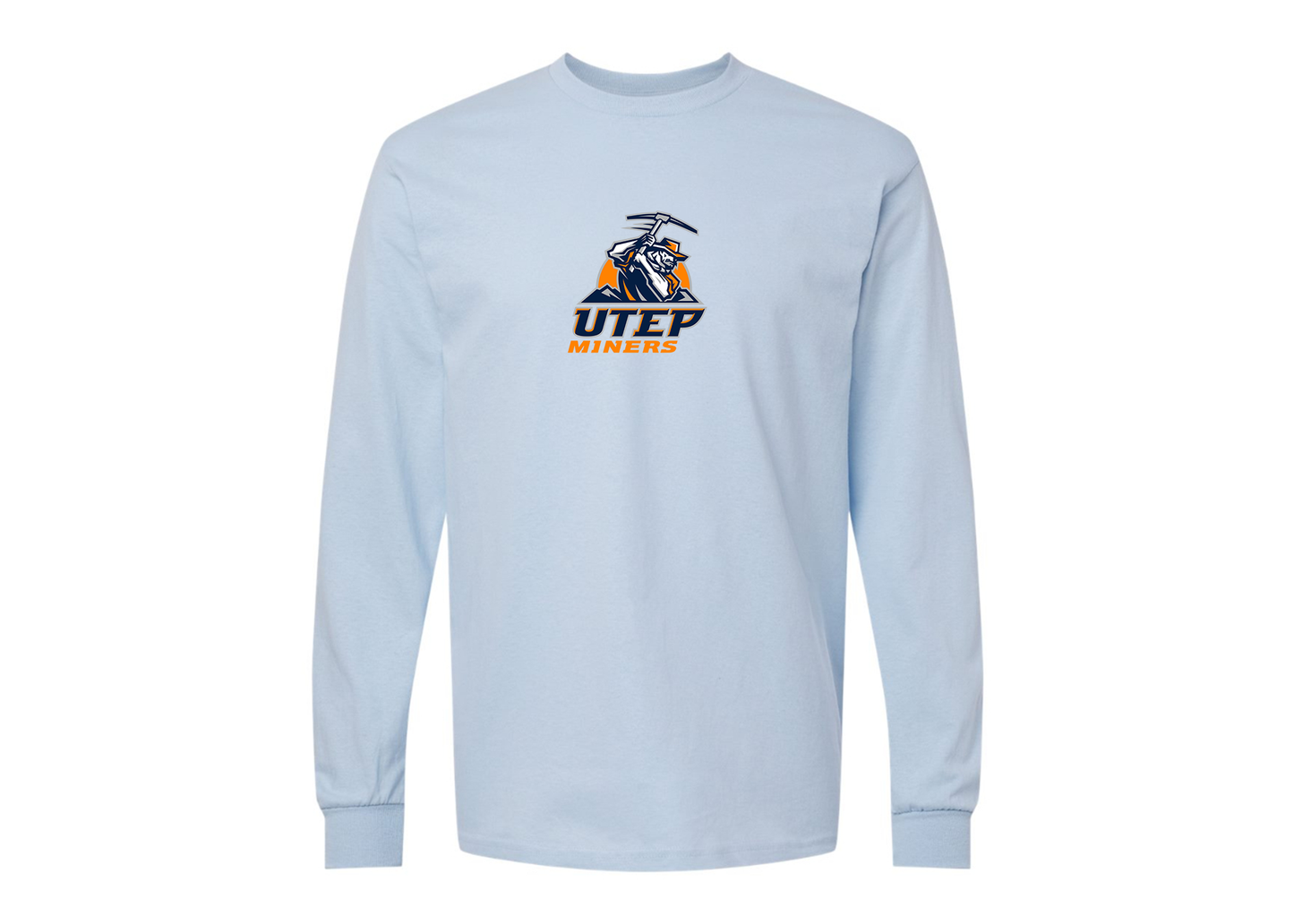 Men's UTEP Miners Gildan Heavy Cotton Long Sleeve T-Shirt